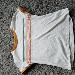 Cropped casual t-shirt